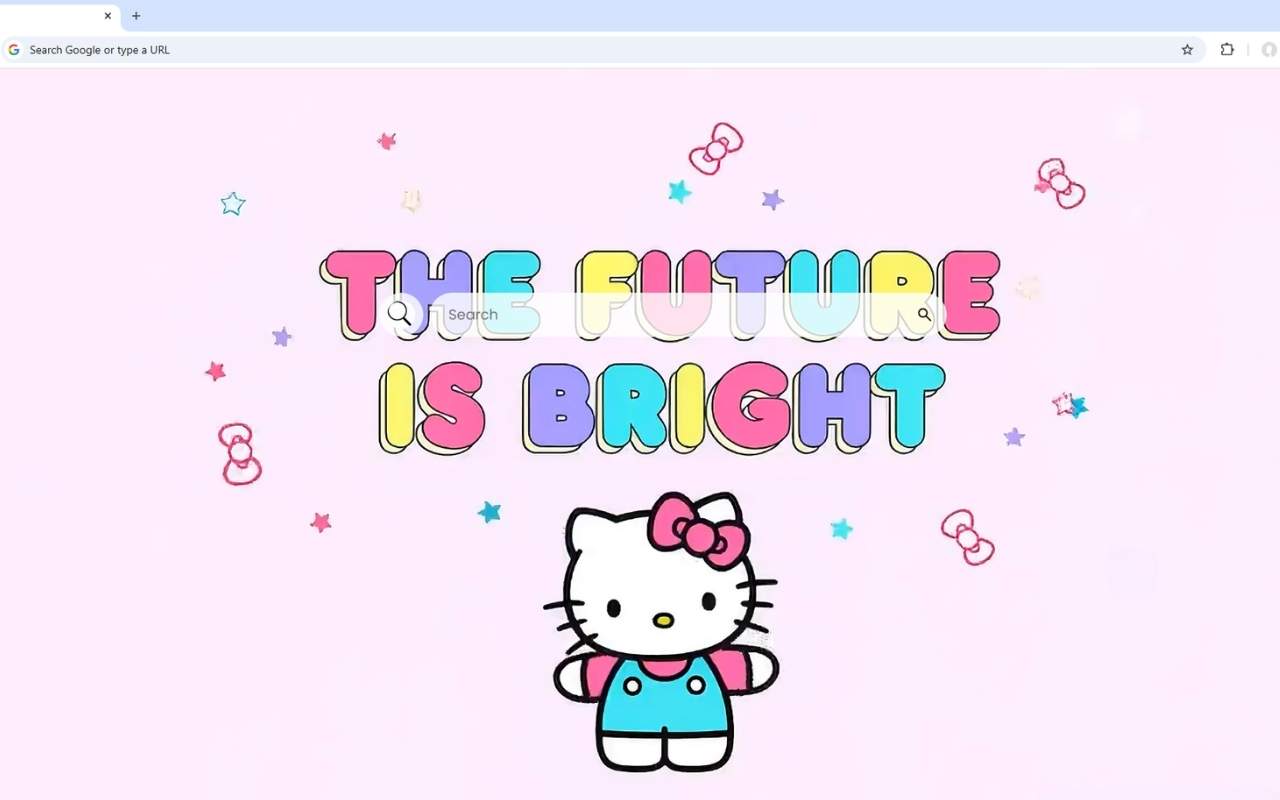 Future is Bright Hello Kitty Live Wallpaper